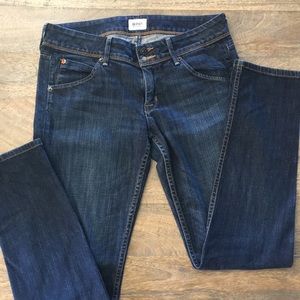 Hudson woman’s jeans. Size 28 (6) 28” leg skinny
